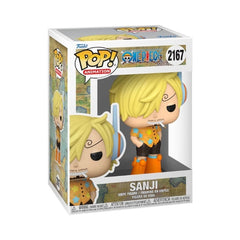 Funko Pop! Animation: One Piece - Sanji (Orange Suit) #2167 | פאנקו פופ סאנג'י (בגדים כתומים)