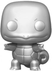 Funko Pop! Games: Pokémon 25th Anniversary - Squirtle (Metallic Silver) #504 | פאנקו פופ סקוורטל כסף מטאלי - הזדמנות!