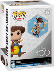 Funko Pop! Trains: Disney 100 - Woody (Amazon Exclusive) | פאנקו פופ רכבת דיסני 100 - וודי צעצוע של סיפור (אקסקלוסיבי אמאזון)