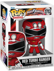 Funko Pop! Television: Power Rangers Turbo - Red Ranger #1384 | פאנקו פופ ריינג'ר טורבו אדום