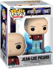 Funko Pop! TV: Star Trek: TNG - Jean-Luc Picard (Transporter Glitter) #1687 | פאנקו פופ ז'אן-לוק פיקארד