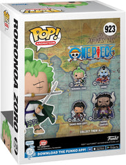 Funko Pop! Animation: One Piece - Roronoa Zoro 923 | פאנקו פופ רורונואה זורו (וואן פיס) - מציאון!