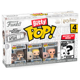 Funko Bitty Pop! Harry Potter: Harry, Draco Malfoy, Dobby & Mystery | מארז 4 בובות ביטי פופ הארי פוטר