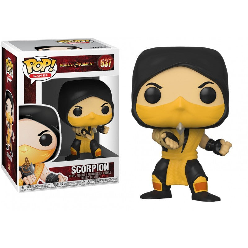 פופ POP MORTAL KUMBAT SCORPION  מורטל קומבט סקורפיון #537 | Funko Pop! POP MORTAL KUMBAT SCORPION  מורטל קומבט סקורפיון #537 | Hapopionerit