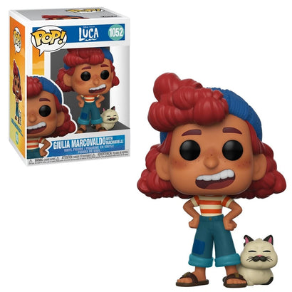 Funko POP! Disney Pixar - Luca - Giulia Marcovaldo with Machiavelli #1052 פופ דיסני לוקה