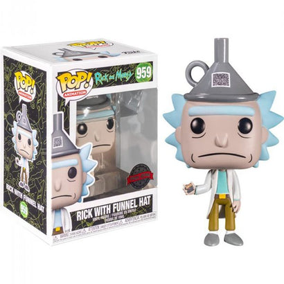 פופ ריק ומורטי - Rick and Morty Rick with Funnel Hat #959 | Funko Pop! ריק ומורטי - Rick and Morty Rick with Funnel Hat #959 | Hapopionerit