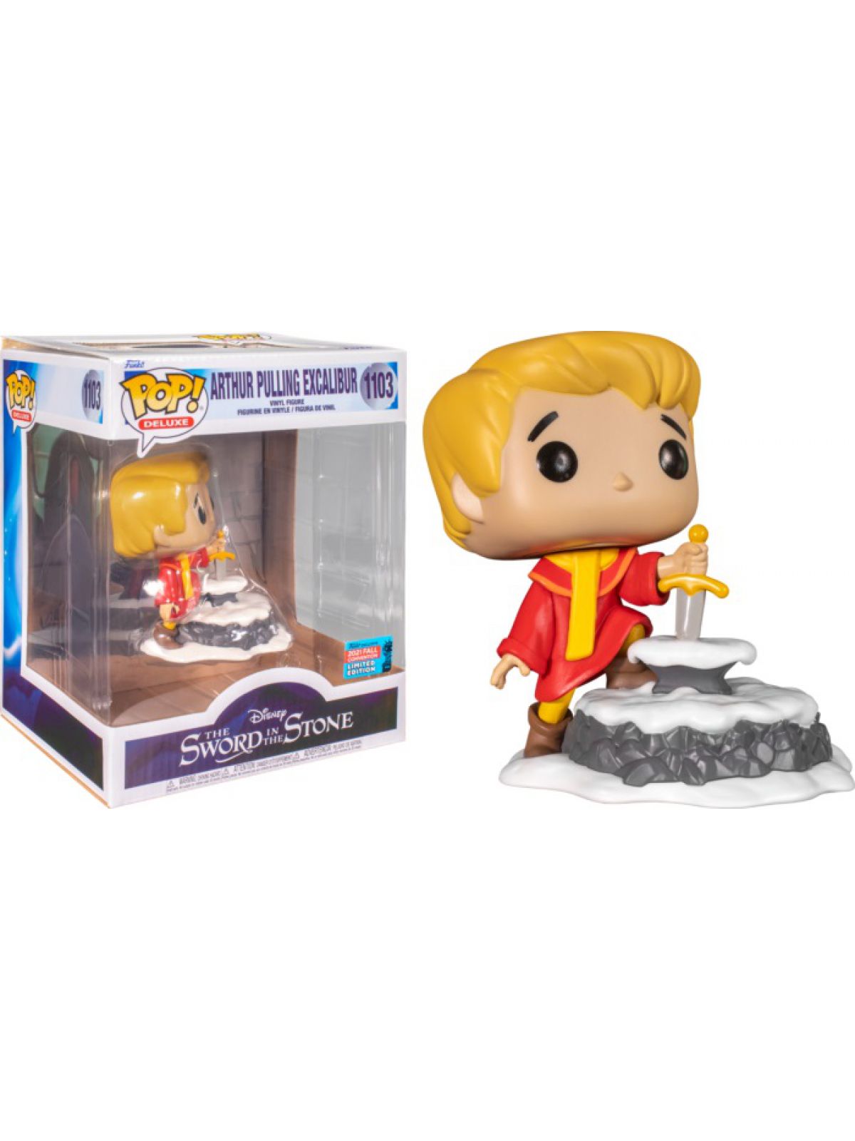 פופ המלך ארתור מושך את אקסקליבר דלוקס Funko POP 1103