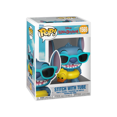Funko Pop! Disney: Lilo & Stitch - Stitch with Floatie #1565 | פאנקו פופ סטיץ' עם גלגל ים