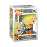 Funko Pop! Animation: One Piece - Sanji (Orange Suit) #2167 | פאנקו פופ סאנג'י (בגדים כתומים)