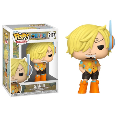 Funko Pop! Animation: One Piece - Sanji (Orange Suit) #2167 | פאנקו פופ סאנג'י (בגדים כתומים)