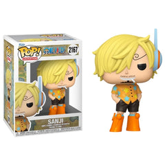 Funko Pop! Animation: One Piece - Sanji (Orange Suit) #2167 | פאנקו פופ סאנג'י (בגדים כתומים)