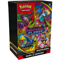 🔥 קלפי פוקימון – Phantasmal Flames Booster Bundle (מארז של 6 חבילות בוסטר)