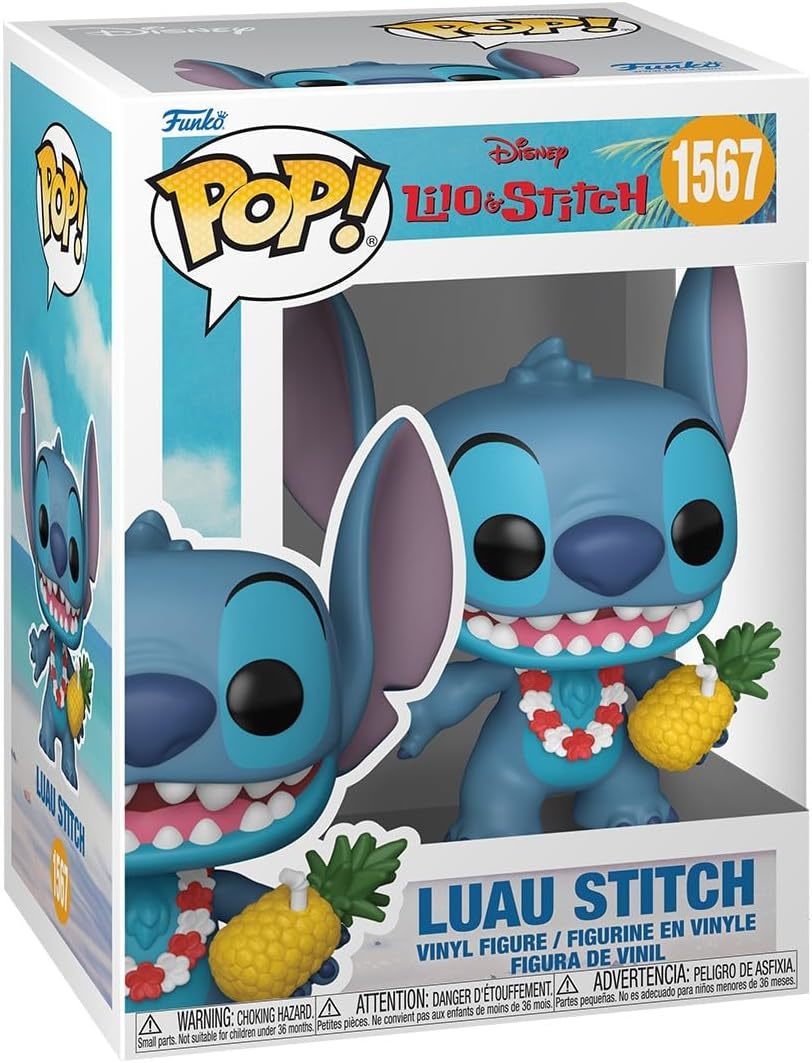 פופ סטיץ' הוואי (לואו) #1567 - דיסני: לילו וסטיץ' | Funko Pop! Disney: Lilo & Stitch - Luau Stitch #1567 | Hapopionerit