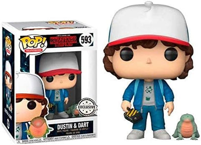 Funko Pop! TV: Stranger Things - Dustin & Dart #593 Exclusive | פאנקו פופ דאסטין ודארט