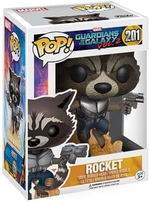 Funko Pop! Rocket #201 (Guardians of the Galaxy Vol. 2) - קופסהלא מושלמת| בובת פופ רוקט