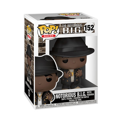 Funko Pop! Music: Biggie - Notorious B.I.G. With Fedora #152 | פאנקו פופ ביגי
