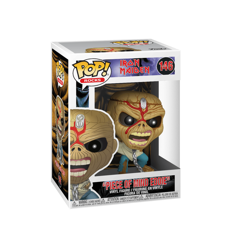 Funko Pop Piece of Mind Eddie 146 Iron Maiden box