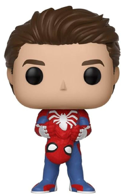 Funko Pop Spider-Man 395 Unmasked front