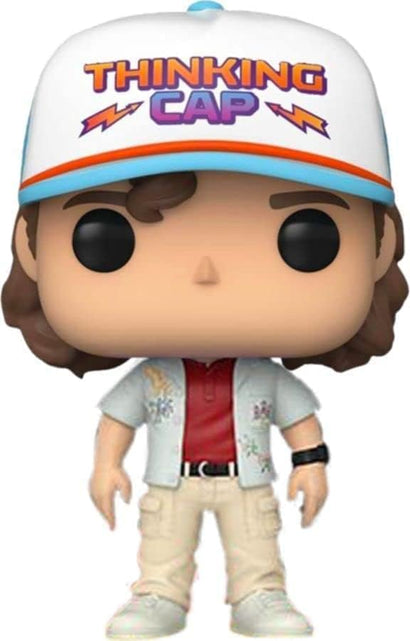 Funko Pop! Television: Stranger Things 4 - Dustin with Dragon #1247 (Special Edition) | פאנקו פופ דסטין עם חולצת דרקון - מהדורה מיוחדת! - מציאון!