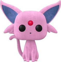 Funko Pop! Games: Pokemon - Espeon Flocked (Amazon Exclusive) | פאנקו פופ אספיאון פרווה - מהדורה בלעדית של אמאזון במצב MINT מושלם!