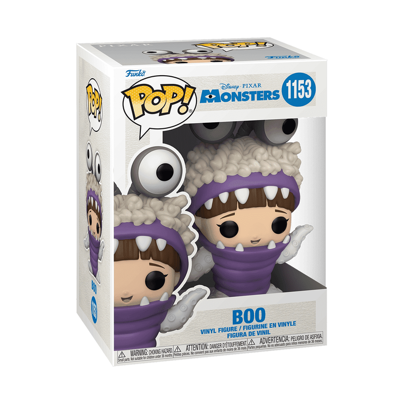 Funko Pop! Disney: Monsters, Inc. - Boo with Hood Up #1153 | פאנקו פופ בו עם קפוצ'ון (מפלצות בע"מ)