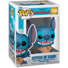 בובת פופ דיסני: לילו וסטיץ' - סטיץ' בחול - #1566 Funko POP! Disney: Lilo & Stitch - Stitch in Sand | Hapopionerit