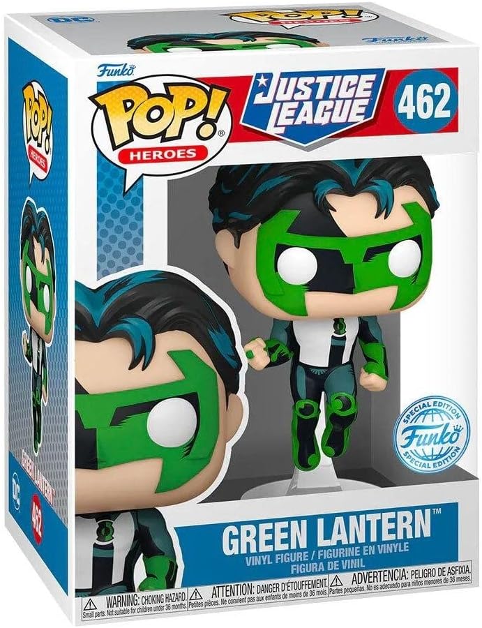 Funko Pop! Green Lantern #462 (Justice League) | בובת פופ גרין לנטרן | יש לקרוא תיאור