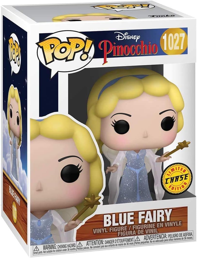 Funko Pop! Disney: Pinocchio - Blue Fairy (CHASE Edition) #1027 | פאנקו פופ הפיה הכחולה - מהדורת צ'ייס נדירה!