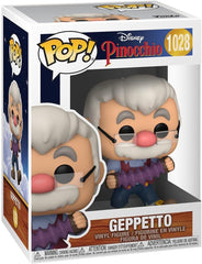 Funko Pop! Disney: Pinocchio - Geppetto with Accordion #1028 | פאנקו פופ ג'פטו עם אקורדיון