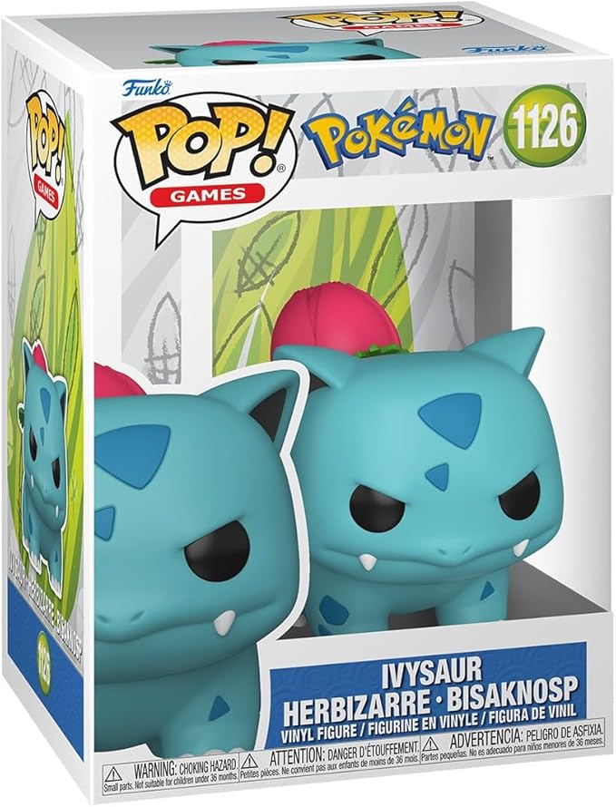 Funko Pop!- Ivysaur - Pokemon - פופ פוקימון איביזאור #1126