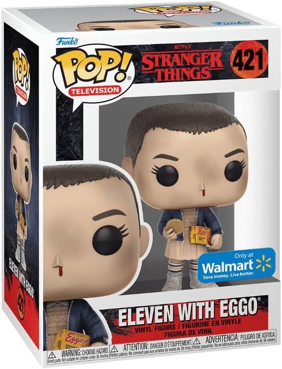 Funko Pop! TV: Stranger Things - Eleven (Walmart Exclusive) #421 | פאנקו פופ אילבן (בלעדי וולמארט) - מציאון