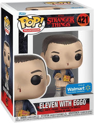 Funko Pop! TV: Stranger Things - Eleven (Walmart Exclusive) #421 | פאנקו פופ אילבן (בלעדי וולמארט) - מציאון