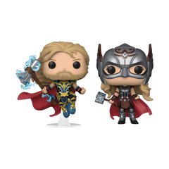 Funko Pop Thor Mighty Thor 2-pack front | מארז בובות פופ ת'ור ומייטי ת'ור