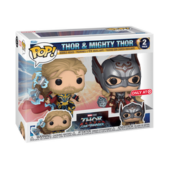 Funko Pop Thor Mighty Thor 2-pack box | קופסת מארז בובות פופ ת'ור ומייטי ת'ור