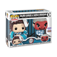 Funko Pop Tanjiro Sakonji 2-pack box | קופסת מארז בובות פופ טנג'ירו סאקונג'י