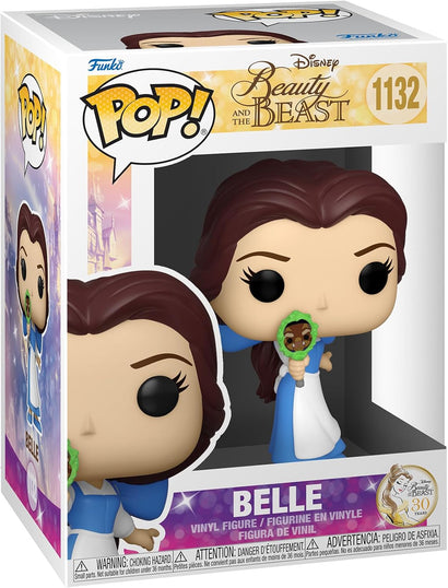 Funko Pop! Disney: Beauty & the Beast 30th Anniversary - Belle with Mirror #1132 | פאנקו פופ בל עם מראה קסומה