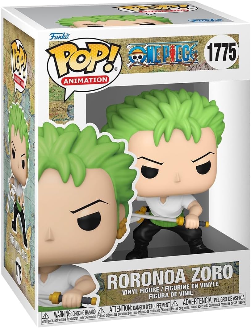 Funko Pop! Animation: One Piece - Roronoa Zoro #1775 | פאנקו פופ רורונואה זורו