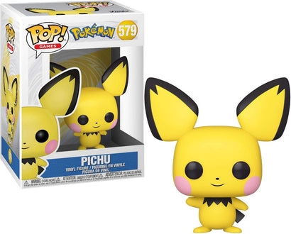 Funko Pop! Games: Pokemon - Pichu #579 | פאנקו פופ פיצ'ו במצב