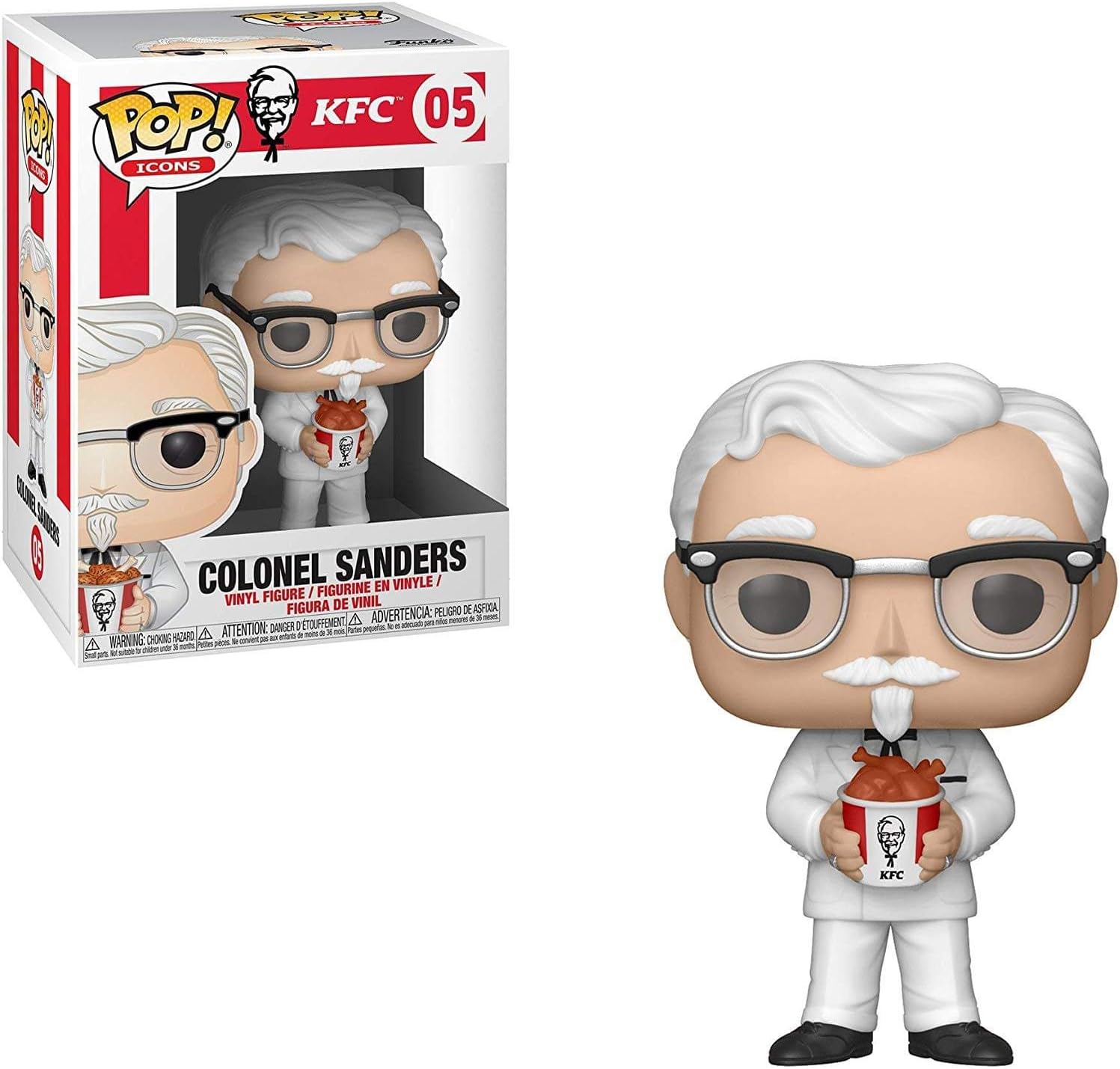 Funko Pop! Ad Icons: KFC - Colonel Sanders #05 | פאנקו פופ קולונל סנדרס - KFC