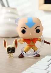 Funko Pop! Animation: Avatar - Aang with Momo #534 | פאנקו פופ אאנג עם מומו (אוואטר) - מציאון!