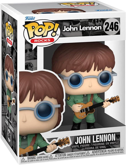 Funko Pop! Rocks: John Lennon - Military Jacket #246 Vinyl Figure - פאנקו פופ ג'ון לנון