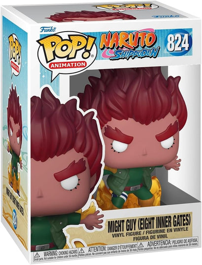 Funko Pop! Animation: Naruto Shippuden - Might Guy (Eight Inner Gates) #824 | פאנקו פופ מייט גאי