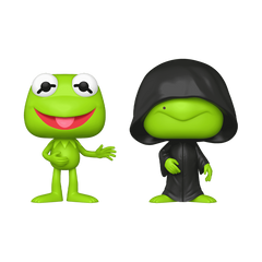 **קופסא פגומה**מארז זוגי פאנקו פופ! קרמיט וקונסטנטין - מהדורה מיוחדת | Funko Pop! Kermit & Constantine 2-Pack