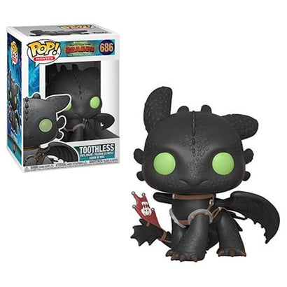 Funko Pop Toothless #686 – הדרקון חסר השן | דמות אספנות How to Train Your Dragon | Hapopionerit