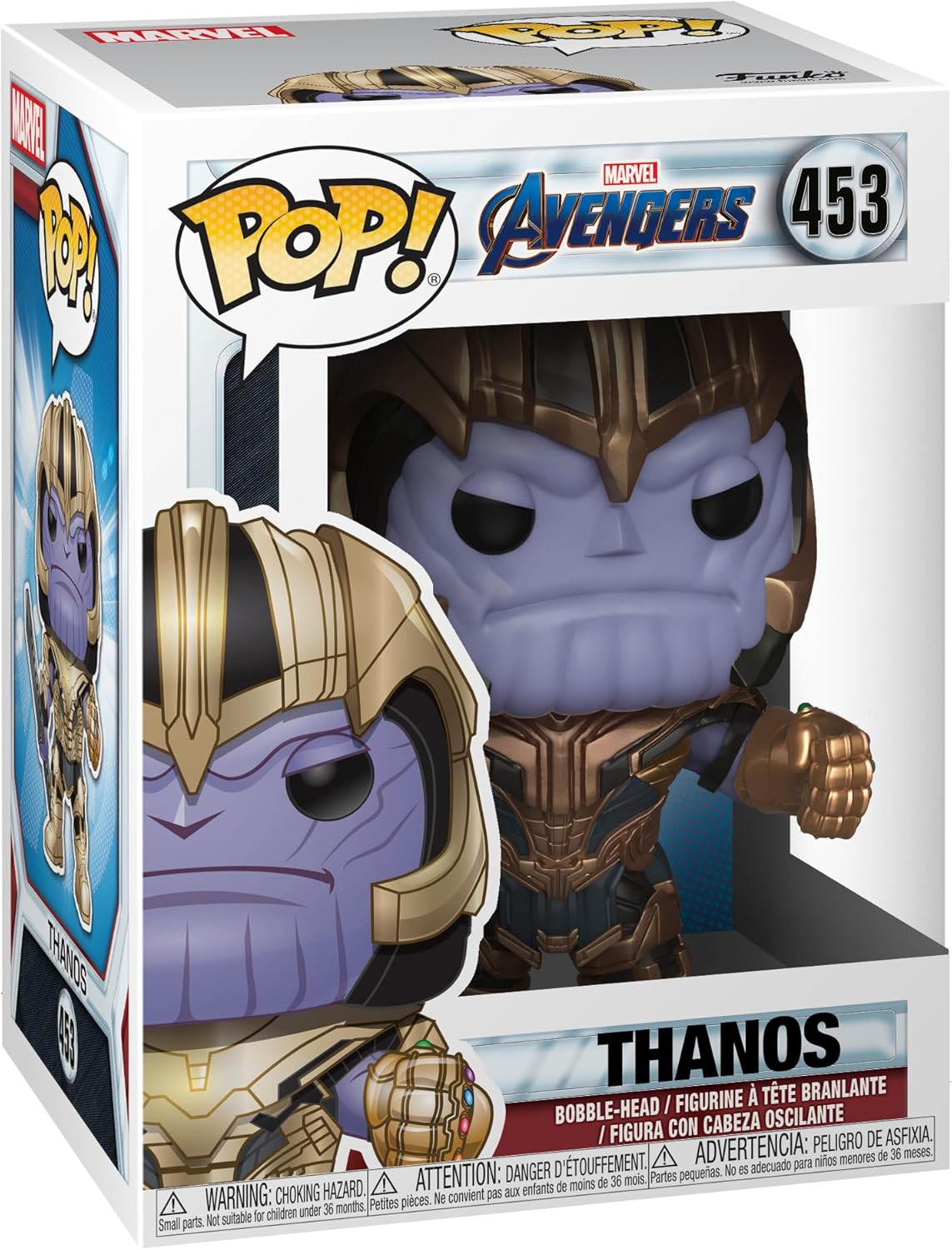 Funko Pop! Thanos #453 (Avengers Endgame, Bobble-Head) - לא מינט | בובת פופ ת'אנוס
