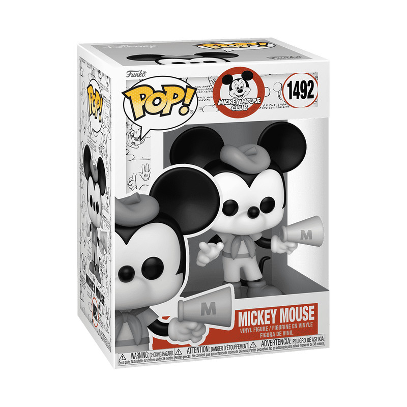 Funko Pop! Disney: Mickey Mouse Club - Mickey Mouse (Black & White) #434 | פאנקו פופ מיקי מאוס (שחור לבן)