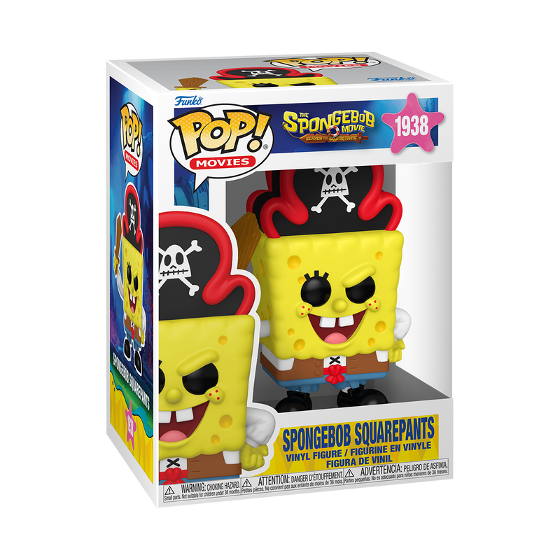 Funko Pop! Animation: SpongeBob SquarePants - SpongeBob (Pirate) #1938 | פאנקו פופ בובספוג פיראט