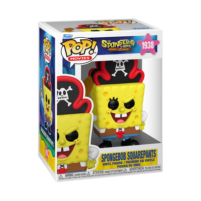 Funko Pop! Animation: SpongeBob SquarePants - SpongeBob (Pirate) #1938 | פאנקו פופ בובספוג פיראט
