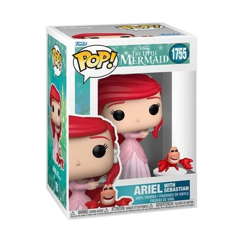 Funko Pop! & Buddy Ariel with Sebastian #1755 The Little Mermaid - בובת פופ אריאל עם סבסטיאן