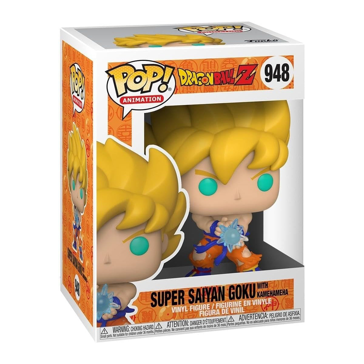 Funko Pop! Anime: Dragon Ball Z - Super Saiyan Goku with Kamehameha #948 | פאנקו פופ גוקו
